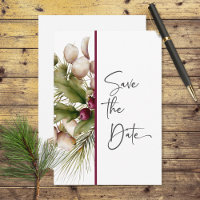 Casamento de Buquê Rustic Pine Winter