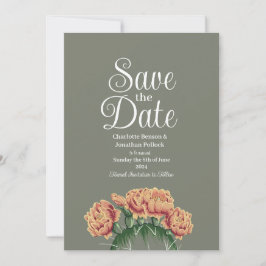 Reserve A Data Casamento de Cactus com Flor de Pera