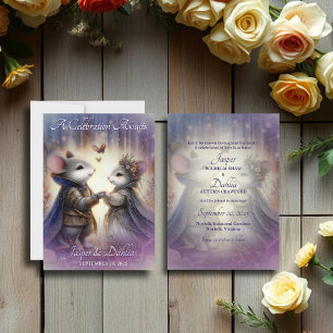 Reserve A Data Casamento de Casal de Mouse Fairytale medieval