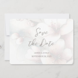 Reserve A Data Casamento de Cherry Blossom Adicionar Foto Salvar