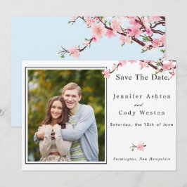Reserve A Data Casamento de Cherry Blossom Spring Salve a FOTO da