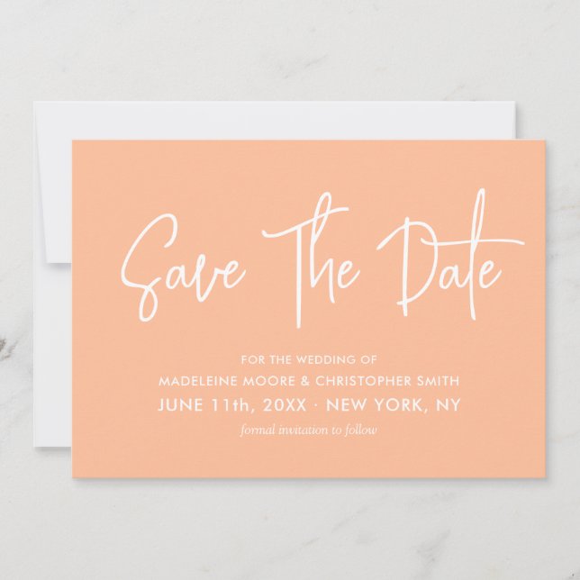 Reserve A Data Casamento de Código QR Digitalizável para Caligraf (Frente)