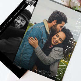 Reserve A Data Casamento de CÓDIGO QR Multifoto Editável