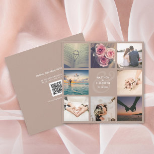 Reserve A Data Casamento de Colagem de Fotos entre a Rússia e Amp
