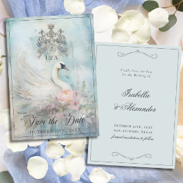 Reserve A Data Casamento de Conto de Fadas da Princesa Vintage Ro