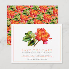 Reserve A Data Casamento de cor laranja com rosa de de chá híbrid