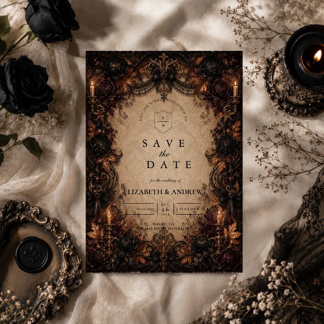 Reserve A Data Casamento de Dark Romance no Outono (Criador carregado)
