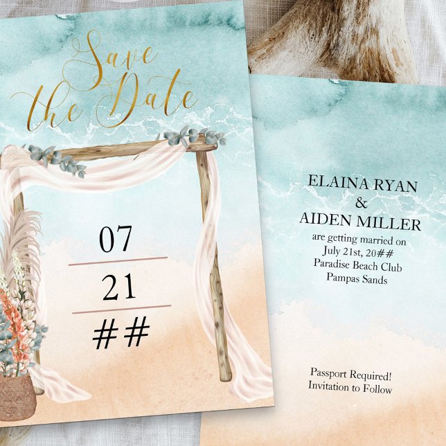Reserve A Data Casamento de Destino Boho Beach Arbor (Criador carregado)