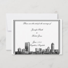Reserve A Data Casamento de Destino de Boston Salve a Data