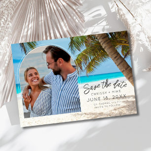 Reserve A Data Casamento de Destino de Foto de Praia Tropical