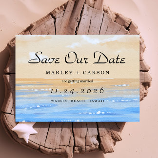 Reserve A Data Casamento de Destino de Praia de Verão