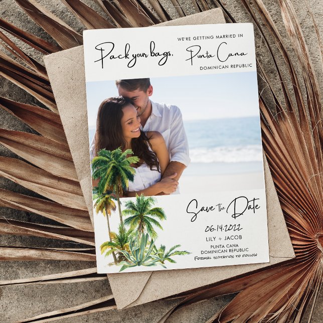 Reserve A Data Casamento De Destino De Punta Cana Beach Salvar A  (Criador carregado)