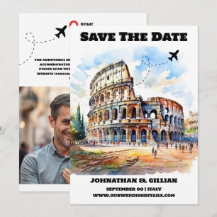 Reserve A Data Casamento de destino de Roma salvo a data moderna