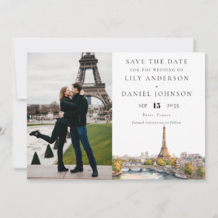 Reserve A Data Casamento de Destino Fotográfico Paris França