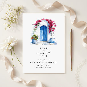 Reserve A Data Casamento de Destino Moderno com Bougainvillea