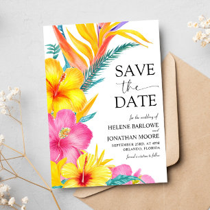 Reserve A Data Casamento de Destino Tropical de Hibiscus Elegant