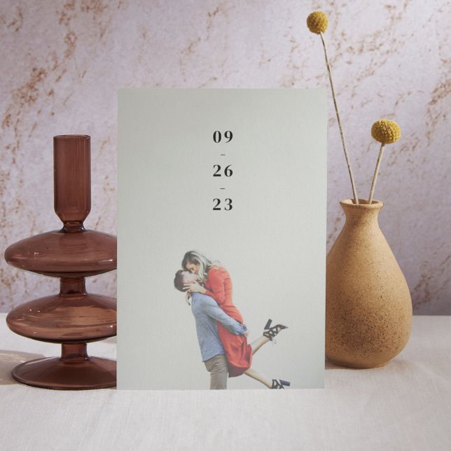 Reserve A Data Casamento de Dígitos Mínimos Salvar a Data (Criador carregado)