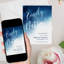 Reserve A Data Casamento de Elegância Branca Branca com Neve