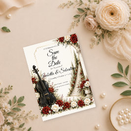 Reserve A Data Casamento de Elegância no Jardim Musical Romântico