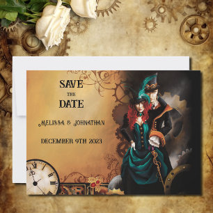 Reserve A Data Casamento de Elegância Vitoriano Steampunk