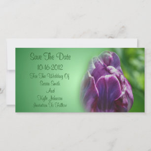 Reserve A Data Casamento de Flor de Tulipas Roxas