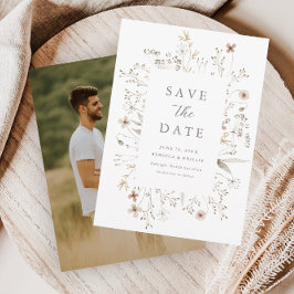 Reserve A Data Casamento de Flor Silvestre Boho Floral