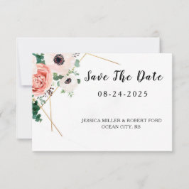 Reserve A Data Casamento de Flores Rosa Coral