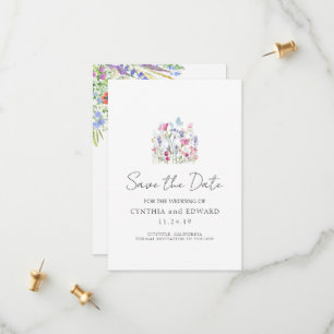 Reserve A Data Casamento de flores selvagens Elegant Summer Meado