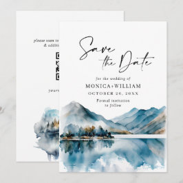 Reserve A Data Casamento de Floresta nas Montanhas Elegante de Aq