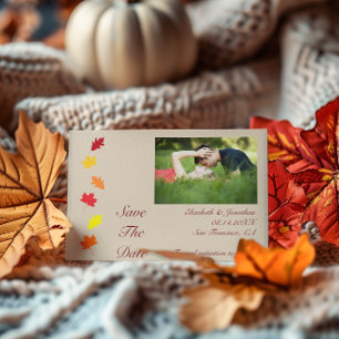 Reserve A Data Casamento de Folhas