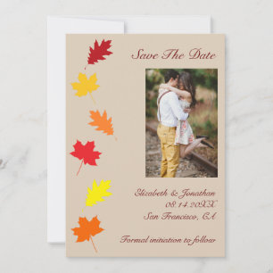 Reserve A Data Casamento de Folhas