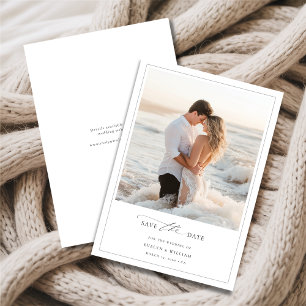 Reserve A Data Casamento de Foto de Praia de Destino Romântico