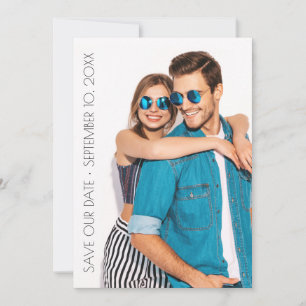 Reserve A Data Casamento de Foto de Script Casual Salvar a Data