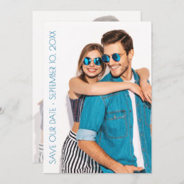 Reserve A Data Casamento de Foto de Script Casual Salvar a Data