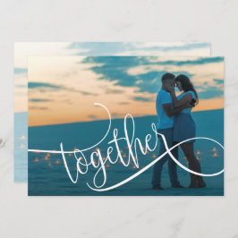 Reserve A Data Casamento de Foto de Script Moderno Salva A Data