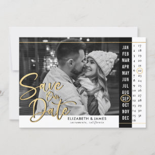 Reserve A Data Casamento de Foto do Calendário