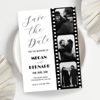 Casamento de foto em rolo de filme moderno vintage