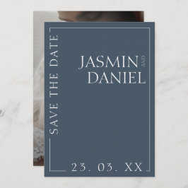 Reserve A Data Casamento de Foto Mínimo de Opulência Real Elegant