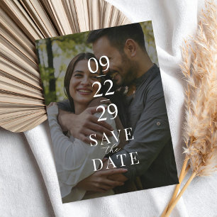Reserve A Data Casamento de Foto Moderno Dois
