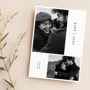 Reserve A Data Casamento de Fotografia 2 com Tipografia Minimalis