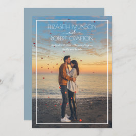 Reserve A Data Casamento de Fotografia Casual Salvar a Data