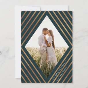 Reserve A Data Casamento de Fotografia com Quadros de Diamond Dou