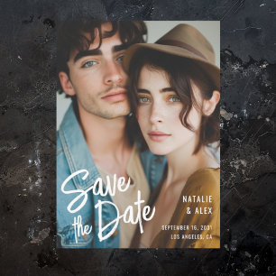 Reserve A Data Casamento de Fotografia com Script de Pincel Moder