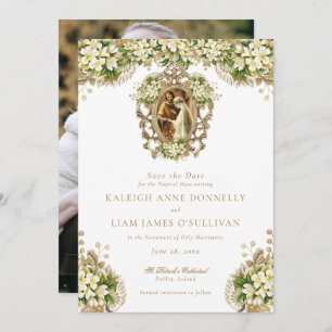 Reserve A Data Casamento de Fotografia com Script de Rico Vintage