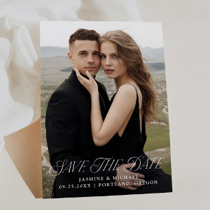 Reserve A Data Casamento de Fotografia da Tipografia Elegante Mod