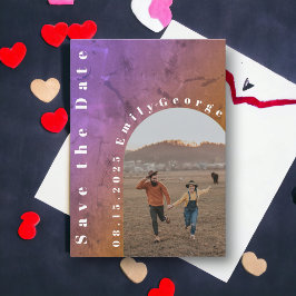 Reserve A Data Casamento de Fotografia do Arch Russo do Casal Rom