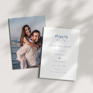 Reserve A Data Casamento de Fotografia do Arco Blue Vintage