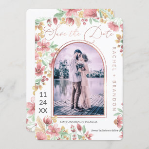 Reserve A Data Casamento de Fotografia do Arco Floral Amarelo-Cor