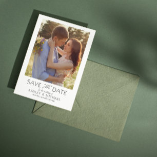 Reserve A Data Casamento de Fotografia do Código QR Moderno Elega