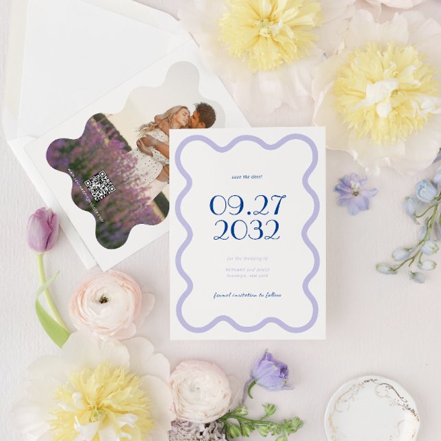 Reserve A Data Casamento de Fotografia do Scallop de Onda de Lava (Criador carregado)